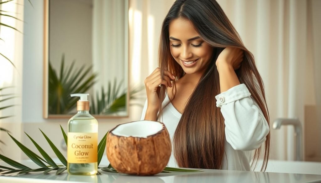beneficios del aceite de coco para el cabello